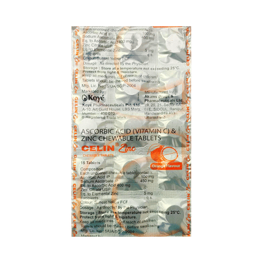 <span style='color:#626A7A'>Celin Zinc Chewable Tablet Orange</span>