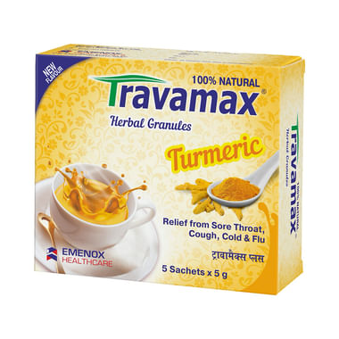 Travamax Herbal Granules Sachet (5gm Each) Turmeric