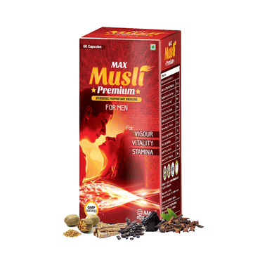 Max Ayurveda Max Musli Premium Capsule For Men