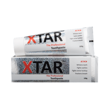 Xtar  Toothpaste | Whitens Teeth, Freshens Breath, Fights Cavities & Tartar Build Up