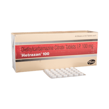 Hetrazan 100 Tablet