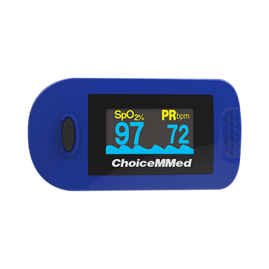 ChoiceMMed MD300C2 Fingertip Pulse Oximeter Blue