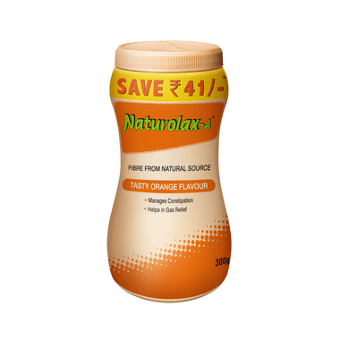 Naturolax -A Powder | Eases Constipation & Gas | Flavour Tasty Orange