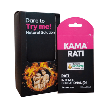 Kama Rati Intense Sensational Gel For Women (500mg Each)