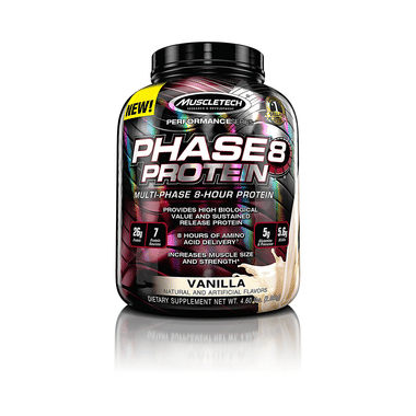 Muscletech Performance Series Phase 8 Protein Powder Vanilla