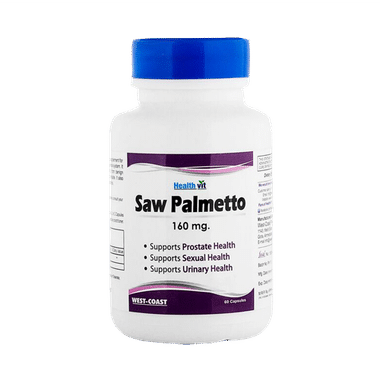 HealthVit Saw Palmetto 500mg Capsule