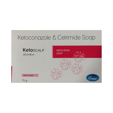 Ketoscalp Soap 75gm for Skin Infections