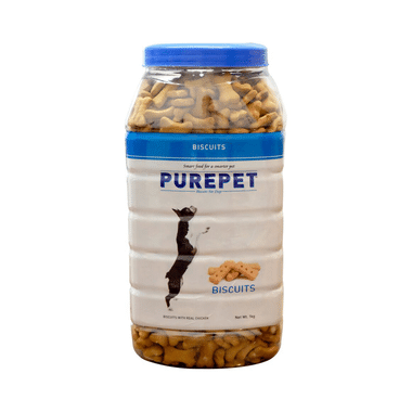Purepet Real Chicken Biscuit, Dog Treats Milk