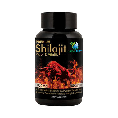 Vedapure Premium Shilajit 1000mg Capsule