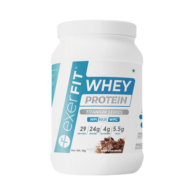 Exerfit Titanium Series Whey Protein Powder Rich Chocolate