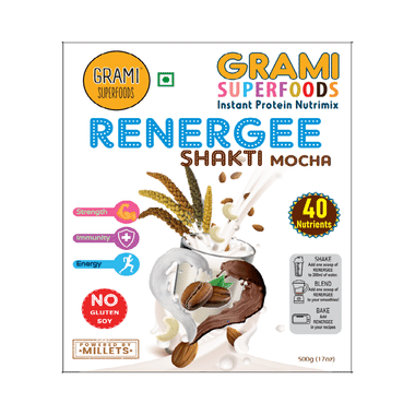 Grami Superfood Renergee Shakti Nutrimix Mocha