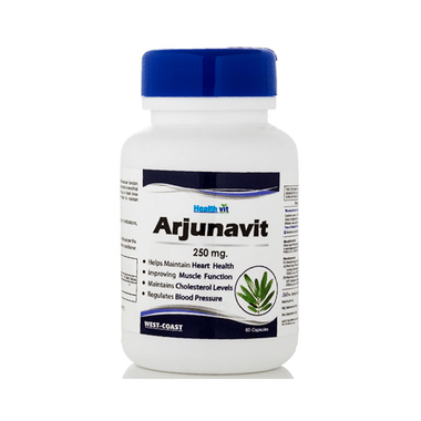 HealthVit Arjunavit 250mg Capsule