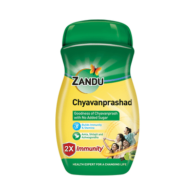 Zandu Chyavanprashad With Amla, Shilajit & Ashwagandha |  For Immunity & Stamina | Sugar-Free