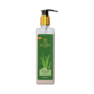 Vagad's Khadi Herbal Cucumber With Aloe Vera Cleansing Milk
