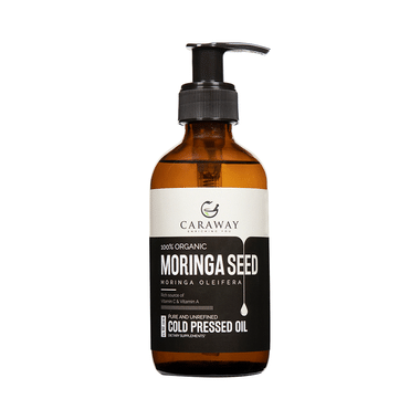 Caraway 100% Organic Moringa Seed Cold Pressed Oil