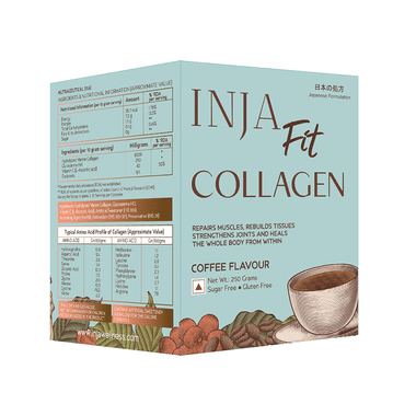 Inja Fit Collagen For Muscle, Joint & Tissue Health | Flavour Powder Coffee