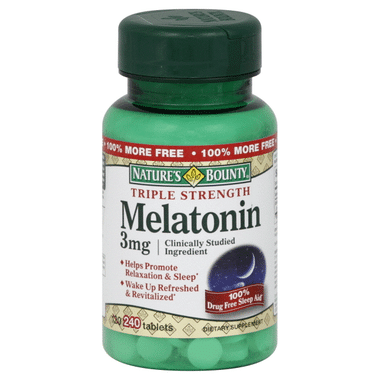 Nature's Bounty Triple Strength Melatonin 3mg Tablet