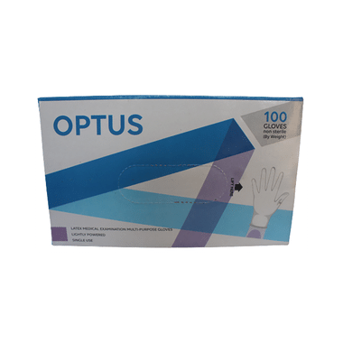 Optus Latex Medical Examination Multi-Purpose Glove Medium