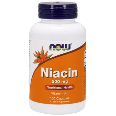 Now Foods Niacin 500mg Capsule