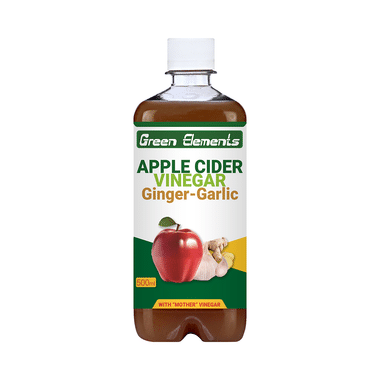 Green Elements Apple Cider Vinegar Ginger-Garlic With Mother Vinegar