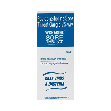 Wokadine Sore Throat Gargle