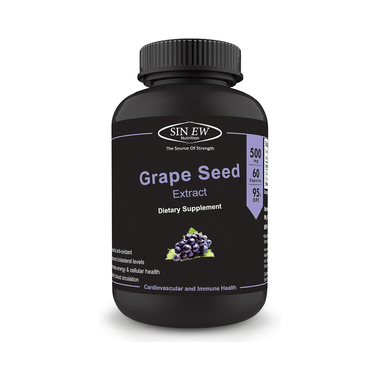 Sinew Nutrition Grapeseed Extract 500mg Capsule