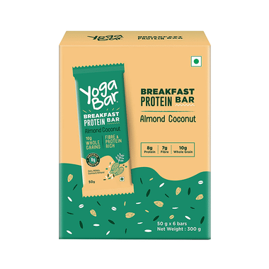 Yoga Bar Breakfast Protein Bar For Nutrition | Flavour Almond Coconut