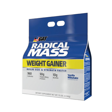 GAT Sport Radical Mass Weight Gainer Vanilla Milkshake