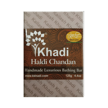 Khadi India Haldi Chandan Handmade Luxurious Bathing Bar