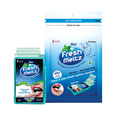 Freshmeltz Oral Hygiene Fresh Breath Strip (25 Each) Mint Sugar Free