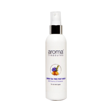 Aroma Treasures Lemon Tea Tree Foot Wash With Rosemary And Rosewood