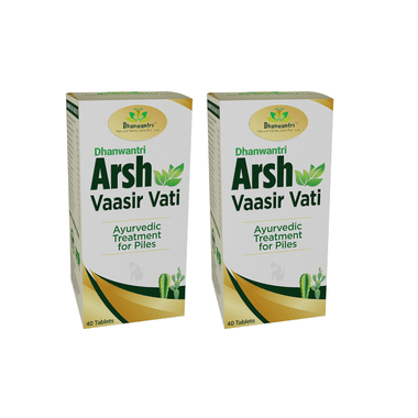Dhanwantri Arsh Vaasir Vati(40 Each)
