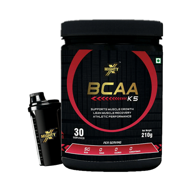 MightyX BCAA K5 Powder Watermelon With Shaker And T-Shirt Free