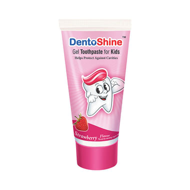 DentoShine Strawberry Gel Toothpaste For Kids