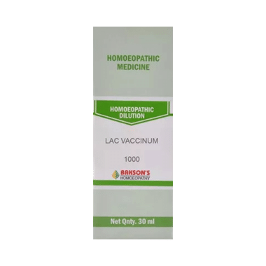 Bakson's Homeopathy Lac Vaccinum Dilution 1000 CH