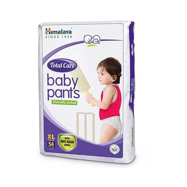 Himalaya Total Care Baby Pants | With Anti-Rash Shield & Wetness Indicator | Size XL