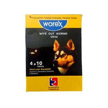 Beaphar Worex Wipe Out Worms (Deworming) Tablets For Dogs