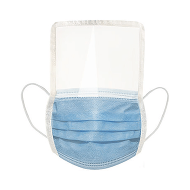 Impex 3 Ply Mask with Soft Plastic Face Shield