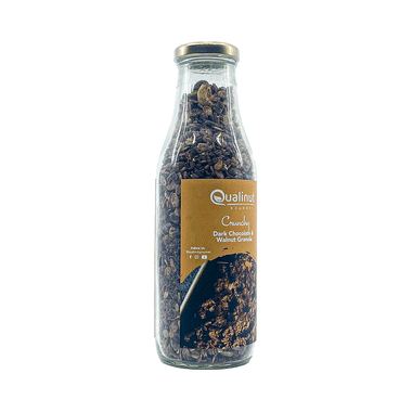 Qualinut Gourmet Crunchy Dark Chocolate & Walnut Granola