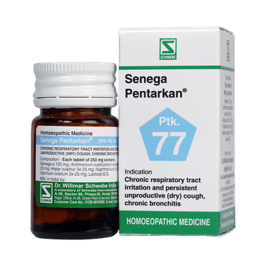 Dr Willmar Schwabe India Senega Pentarkan Tablet