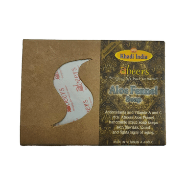 Khadi India Abeers Premium Aloe Fennel Soap