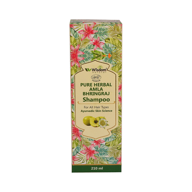 Wisdom Natural Pure Herbal Amla Bhringraj Shampoo