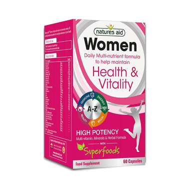 Natures Aid Women Multi-Vitamin & Minerals Capsule