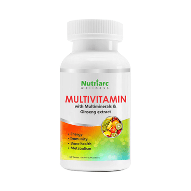 Nutriarc Wellness Multivitamin With Multiminerals & Ginseng Extract Tablet