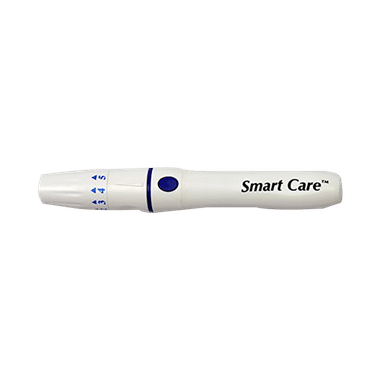 Smart Care Adjustable Lancing Device With 5 Adjustable Depths (Only Device)