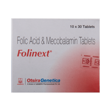 Folinext Tablet with Mecobalamin & Folic Acid