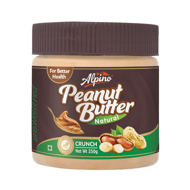 Alpino Natural Crunch Unsweetened Peanut Butter