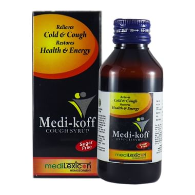 Medilexicon Medi-koff Cough Syrup Sugar Free Syrup Sugar Free