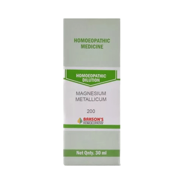 Bakson's Homoeopathy Magnesium Metallicum Dilution 200