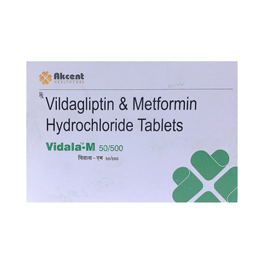 <span style='color:#626A7A'>Vidala-M 50/500 Tablet</span>